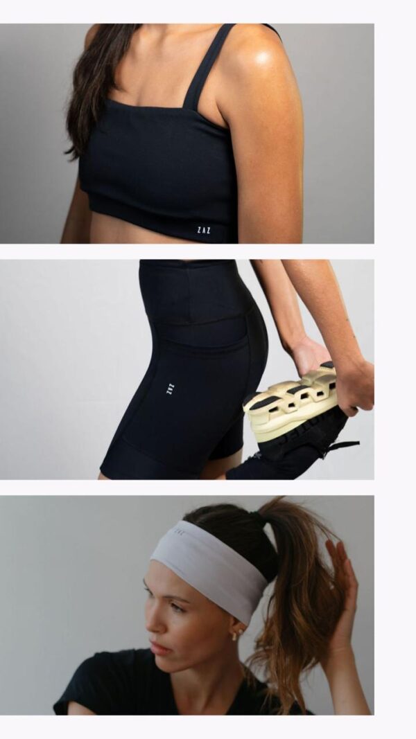KIT RUNNING FEMININO: BERMUDA DE COMPRESSÃO PERFORMANCE + TOP PERFORMANCE + FAIXA
