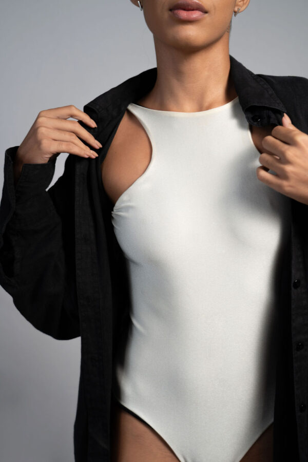 CHEMISE CURTA - LINHO PURO PRETO - Imagem 4