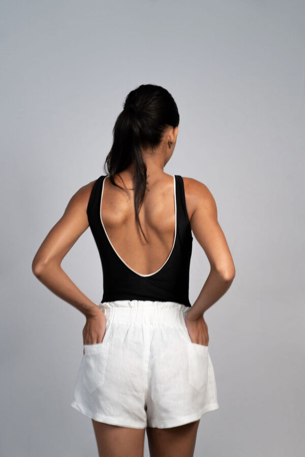 SHORT - LINHO PURO BRANCO - Imagem 2